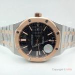 ZF Factory Audemars Piguet Royal Oak 9015 Two Tone Rose Gold Watch 41mm